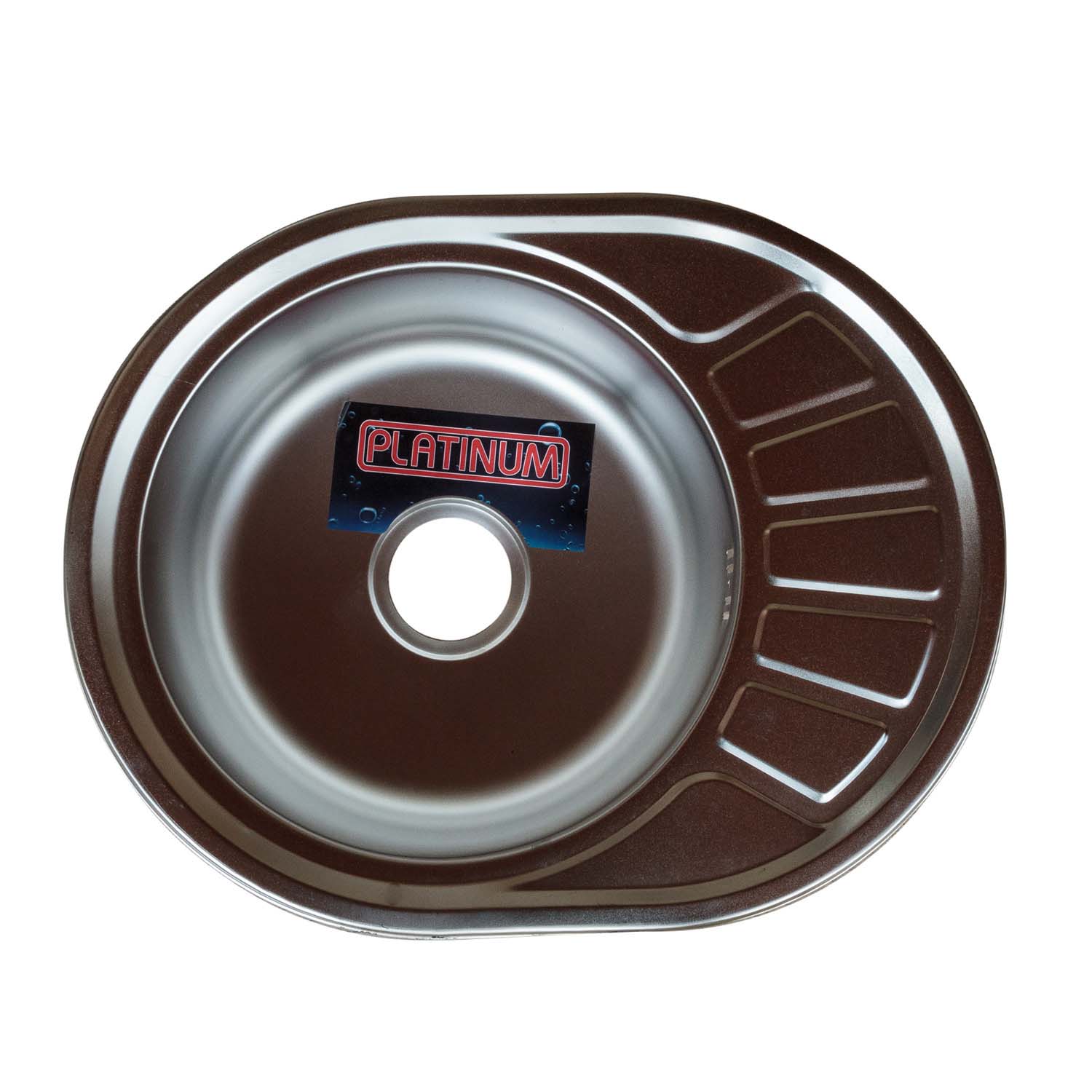 

Врезная кухонная мойка Platinum 57*45 (см) в покрытии decor (структурная), с толщиной 0,8 (мм)