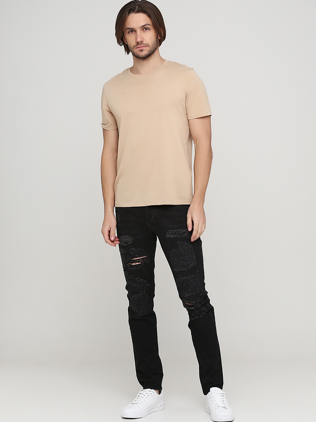 

Джинсы H&M 0223200_ч_дырки W33/L32 Черные