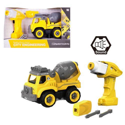 

Машинка-конструктор Бетономешалка Diy Spatial Creativity CJ-1365051