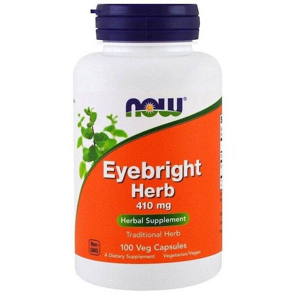 

Очанка Eyebright Herb Now Foods 410 мг 100 капсул (NF277)