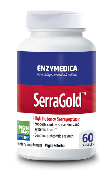 

Серрапептаза для сердца SerraGold High Potency Serrapeptase Enzymedica протеолитические ферменты 60 капсул (EM016)