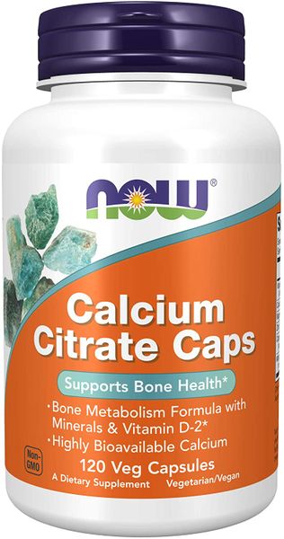 

Цитрат кальция Calcium Citrate Now Foods 120 капсул (NF320)