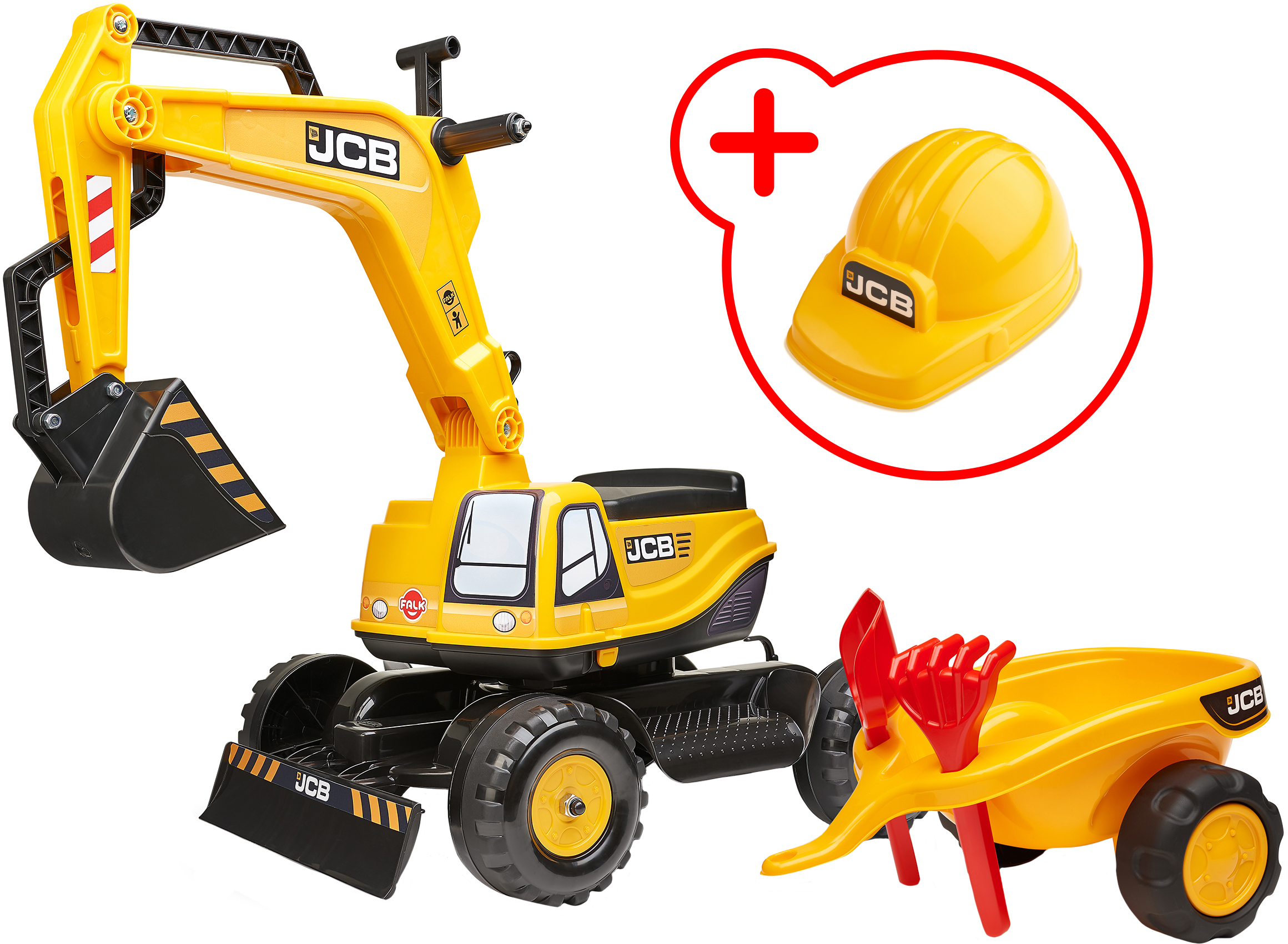 

Детский экскаватор Falk 135A JCB Желтый (135A)