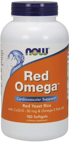 

Красный рис омега Q10 Omega Red Yeast Rice Now Foods 180 капсул (NF751)