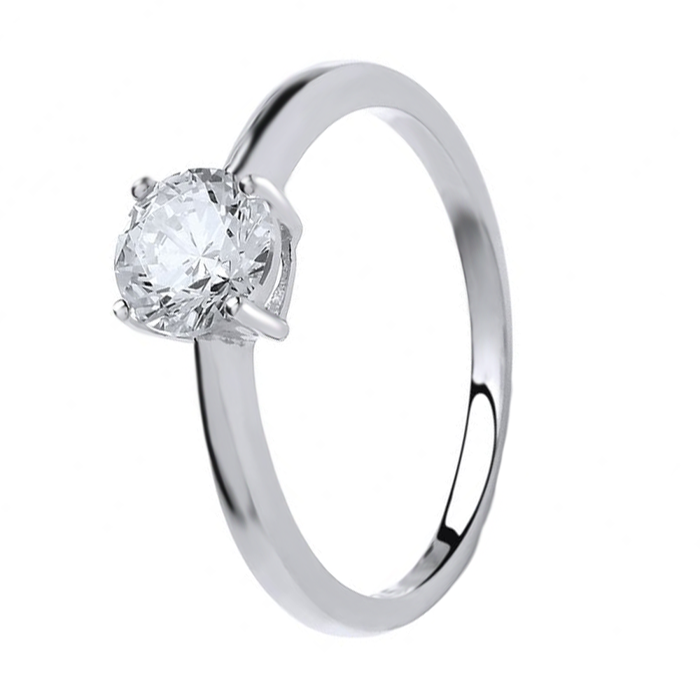 

Срібна каблучка 925 проби 1,9 г з кристалом Swarovski 2,7 карат Silvex925 розмір 18.0