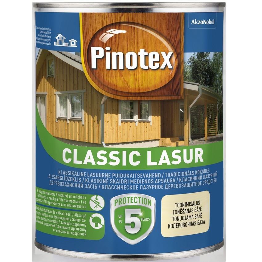 

Деревозащитное средство Pinotex Classic Lasur 1 л