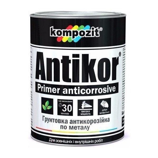 

Грунтовка для метала Antikor Kompozit Композит Антикор 3.5 кг Светло-серая (4820085740440)
