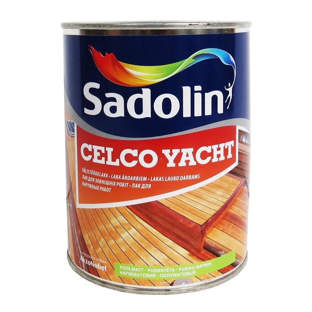 

Лак для яхт Sadolin Celco Yacht 20 1 л Бесцветный