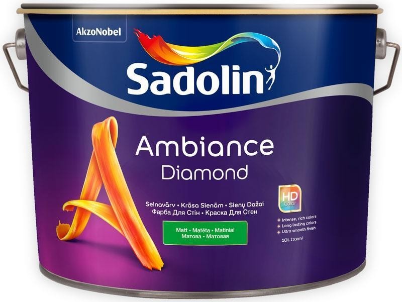 

Краска для стен Sadolin Ambiance Diamond 10 л