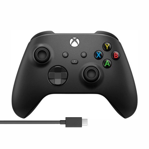 

Аксессуар для приставки Microsoft XBOX SERIES CONTROLLER CARBON BLACK + USB TYPE C (F00242713)