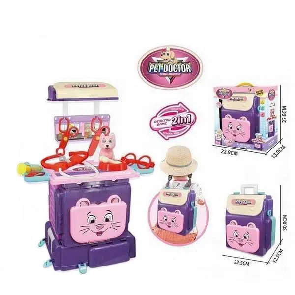 

Игровой набор "Доктор в рюкзаке" THL038-17 (Pink)