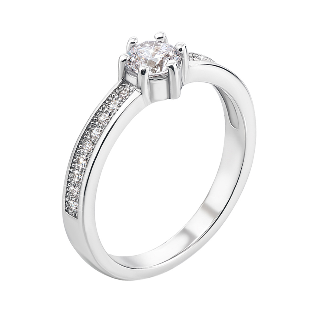 

Серебряное кольцо с фианитами 000118408 16 размера