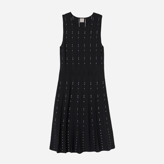 

Платье H&M 1704-8992822 L Черное с белым