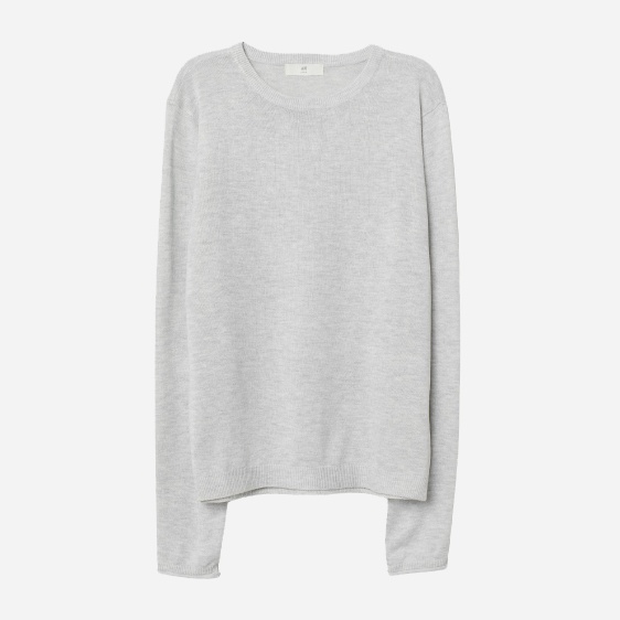

Джемпер H&M 1804-6918349  Светло-серый, Джемпер H&M 1804-6918349 XS Светло-серый