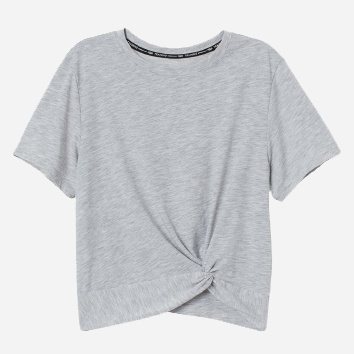 

Футболка H&M 1804-7420380  Светло-серая, Футболка H&M 1804-7420380 XL Светло-серая