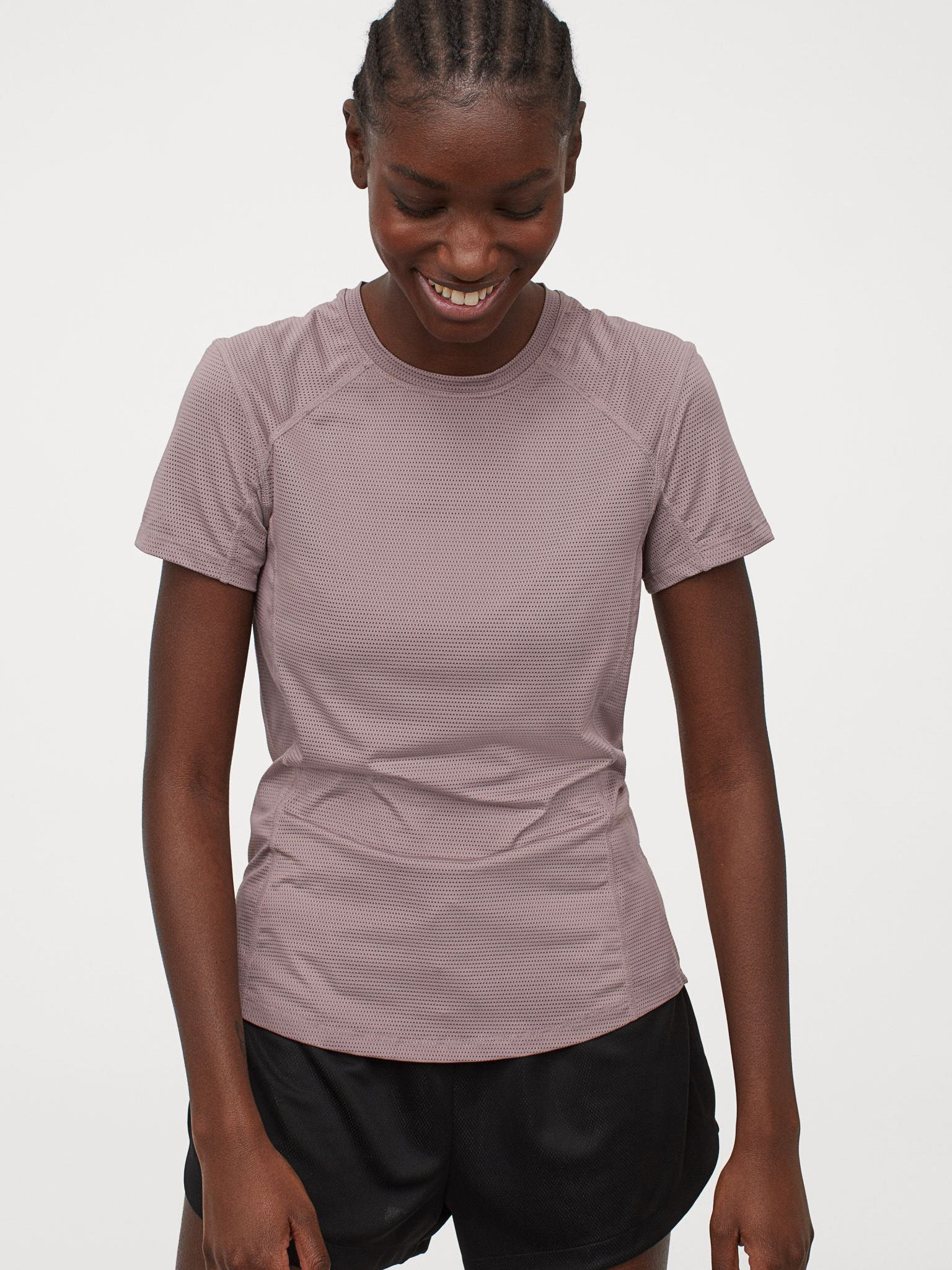 

Футболка H&M 1804-7915871 L Розовая