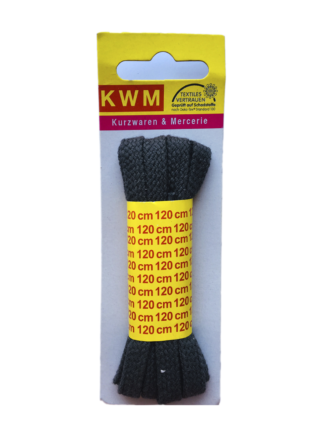 

Шнурки серые KWM 120 см KWM серый IS-10449