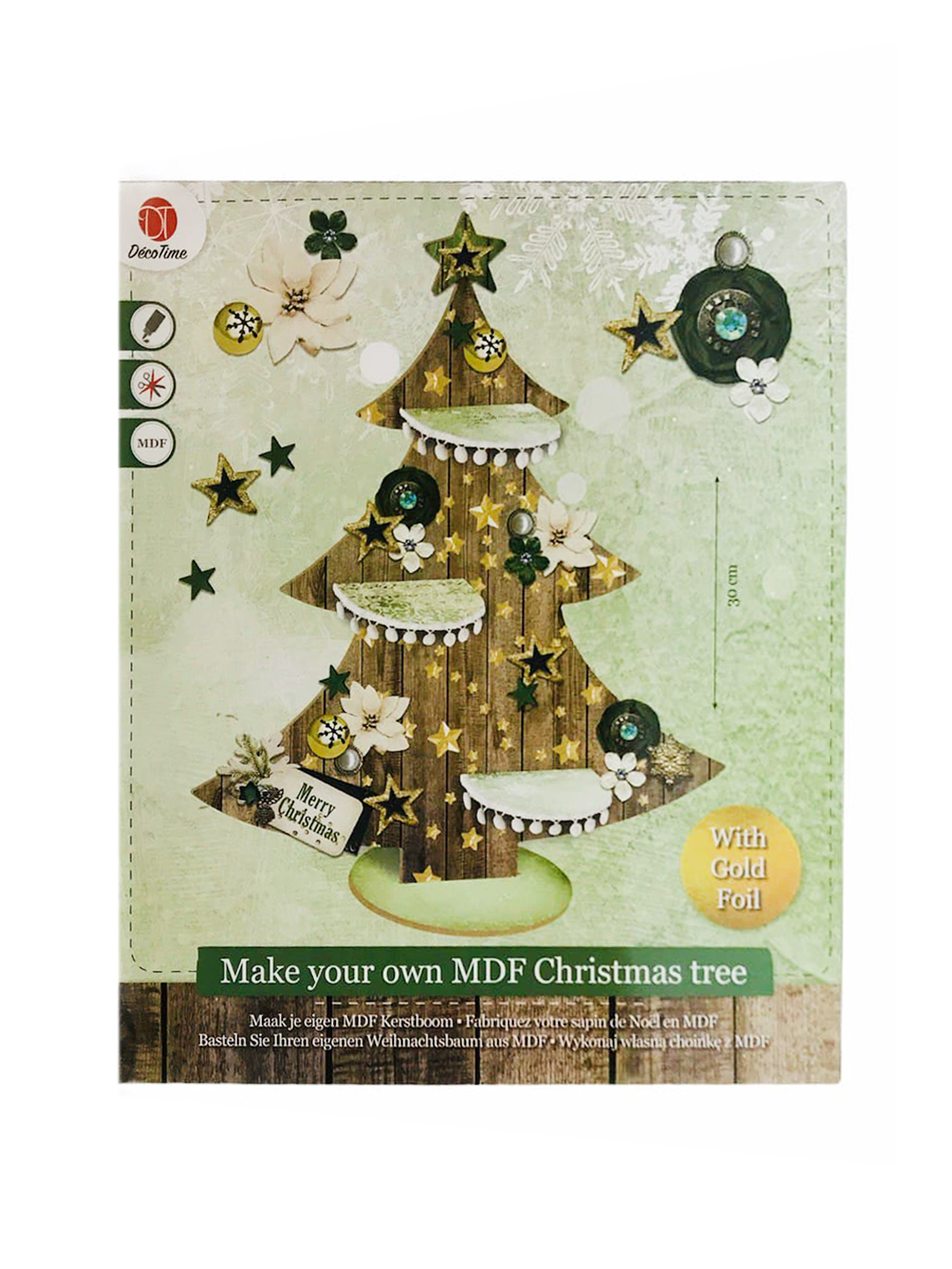 

Игрушка "Сделай сам" Новогодняя ёлка ALDI Deco Time разноцветный N2-10161