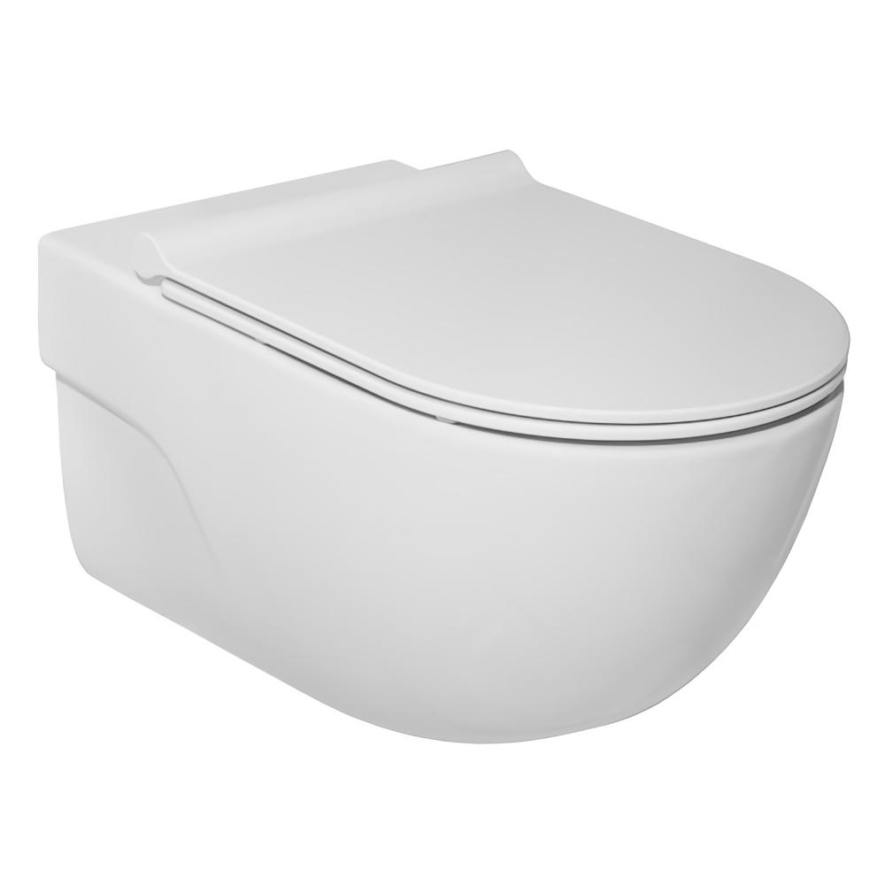 

MERIDIAN Rimless унитаз подвесной, с сиденьем Slim, с системой плавного опускания