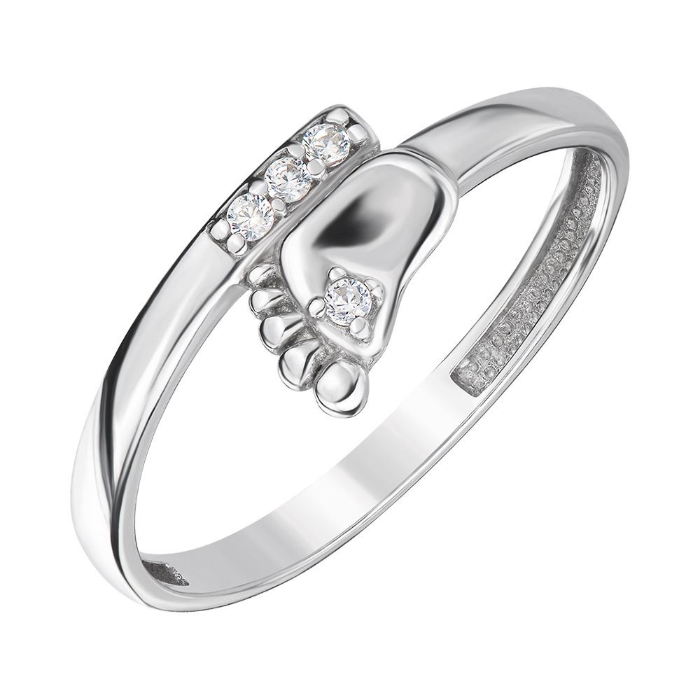 

Серебряное кольцо с фианитами 000143875 16 размера