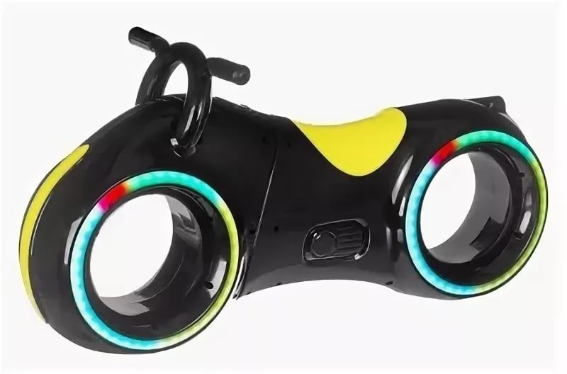 

Беговел-каталка TILLY подсветкой колес black/yellow (ds-GS-0020)