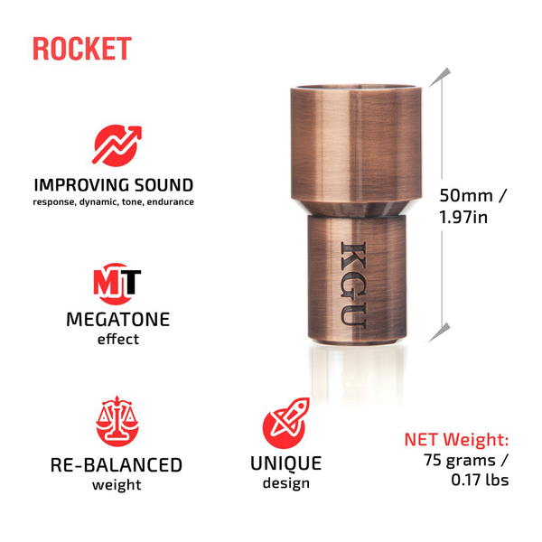 

Бустер для Мундштука Трубы ROCKET Antique Copper Lacquer