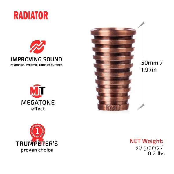 

Бустер для Мундштука Трубы RADIATOR Antique Copper Lacquer