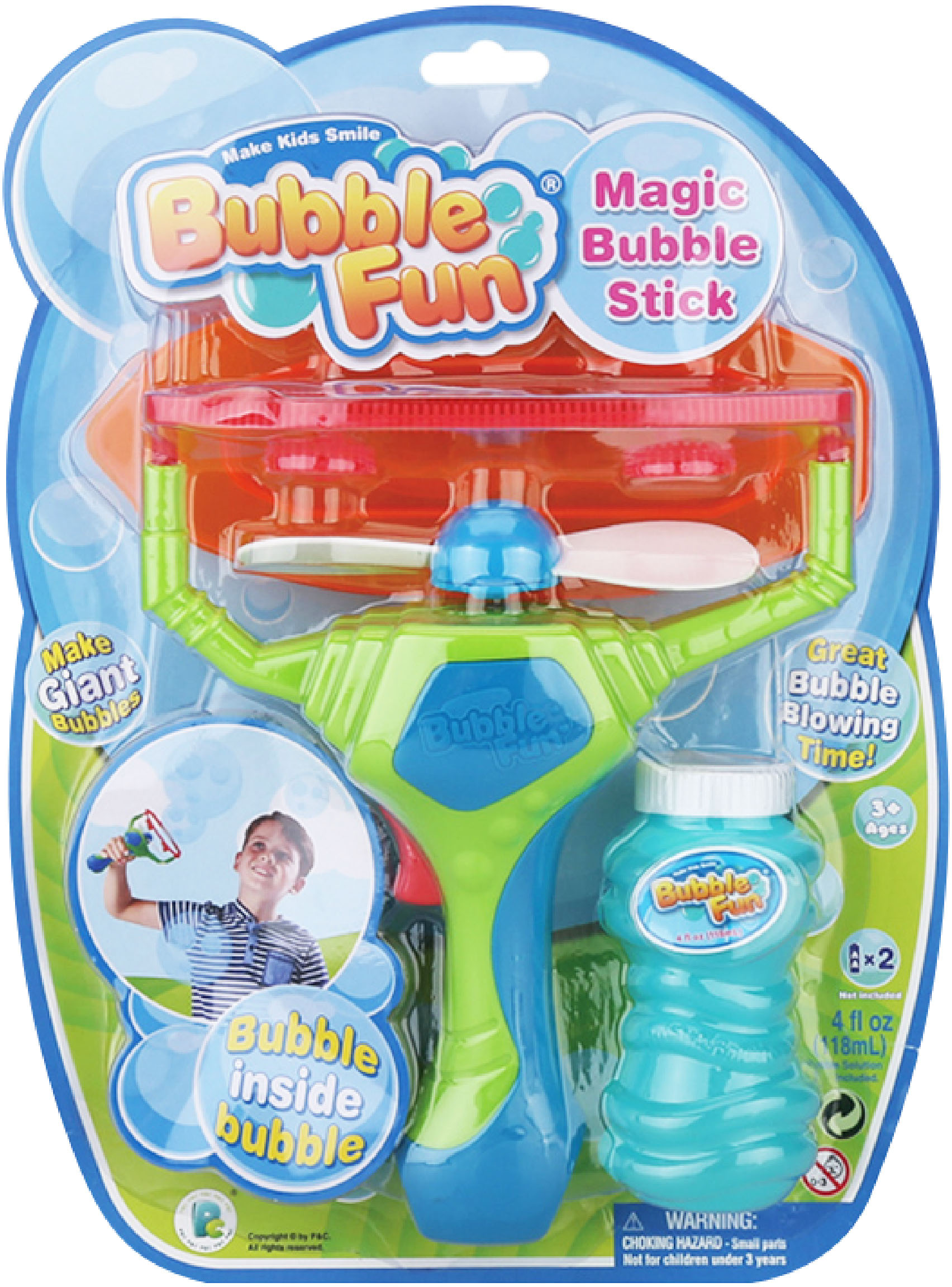 

Мыльные пузыри Make Kids Smile Bubble Fun Волшебные пузырьки 120 мл (DHOBB10277)
