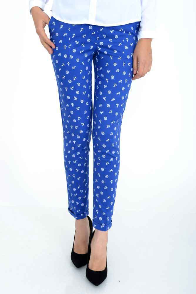 

Брюки женские 115R48-27 цвет Светло-синий 34