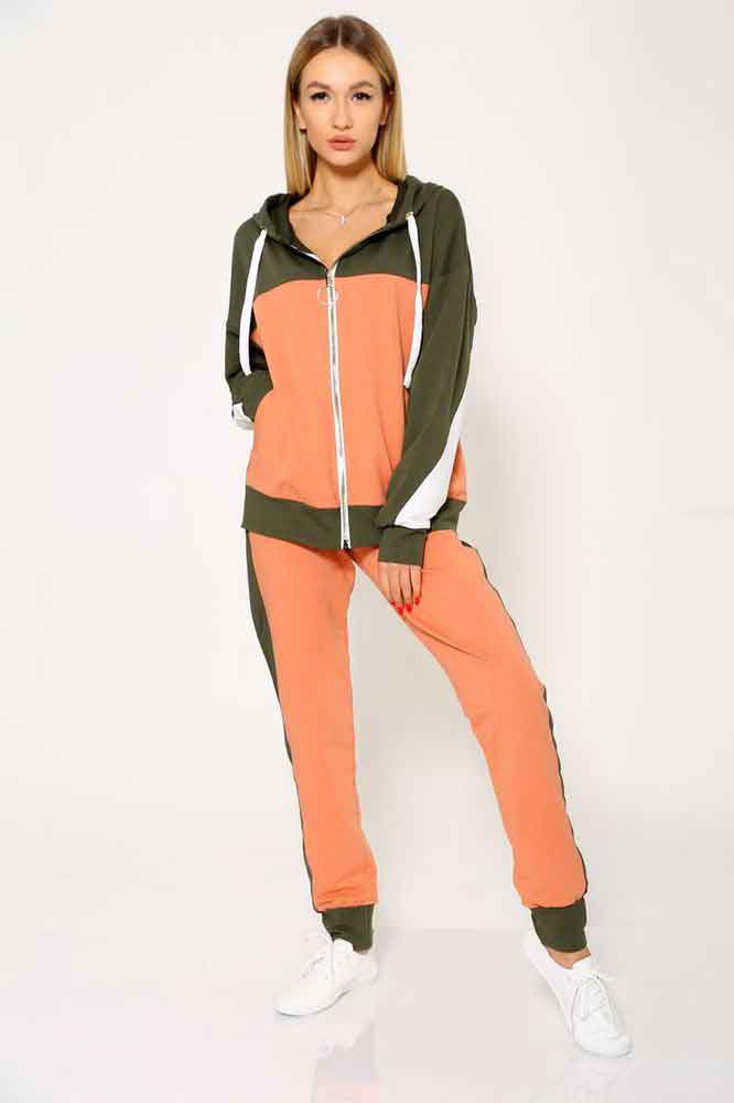 

Спорт костюм женский 102R030 цвет Хаки XS-S