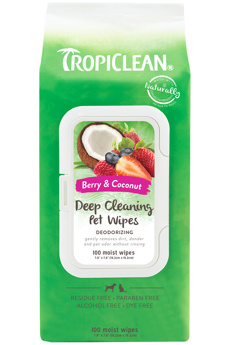 

Шампунь TropiClean Berry Coconut Имбирь и кокос для собак и кошек 9.5 л