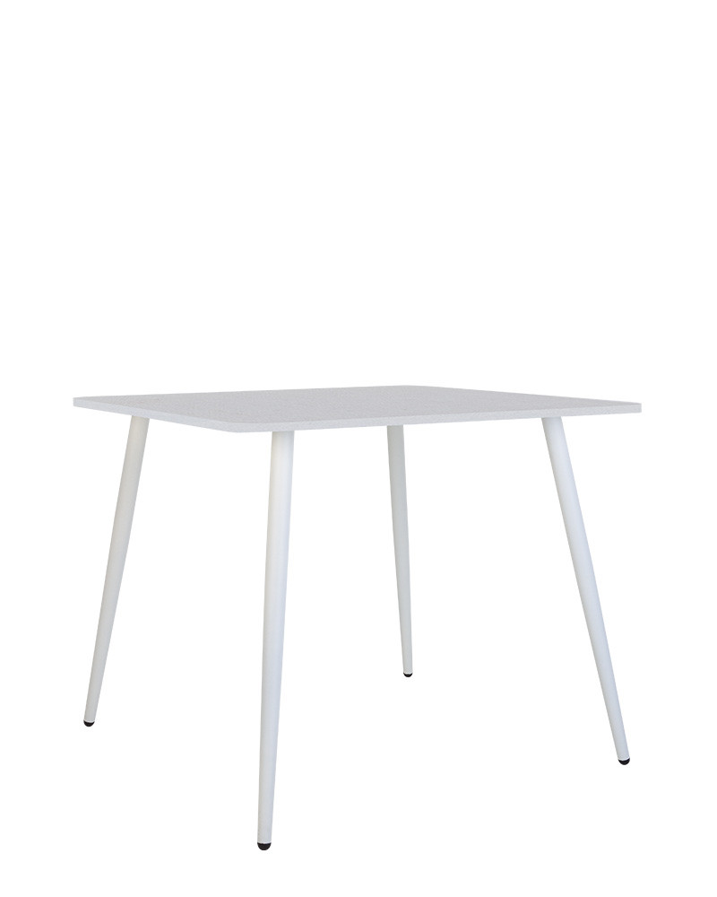 

Стол обеденный металл/ДСП MODERN LITE H18 70 рама в цвете белый Новый стиль серый