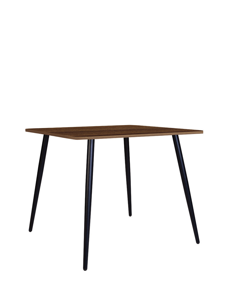 

Стол обеденный металл/ДСП MODERN LITE H18 80 рама в цвете черный Новый стиль орех