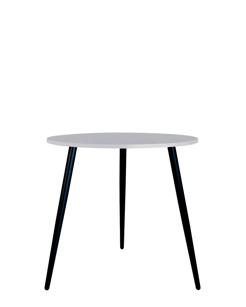 

Стол обеденный металл/ДСП MODERN LITE H18 D70 рама в цвете черный Новый стиль серый