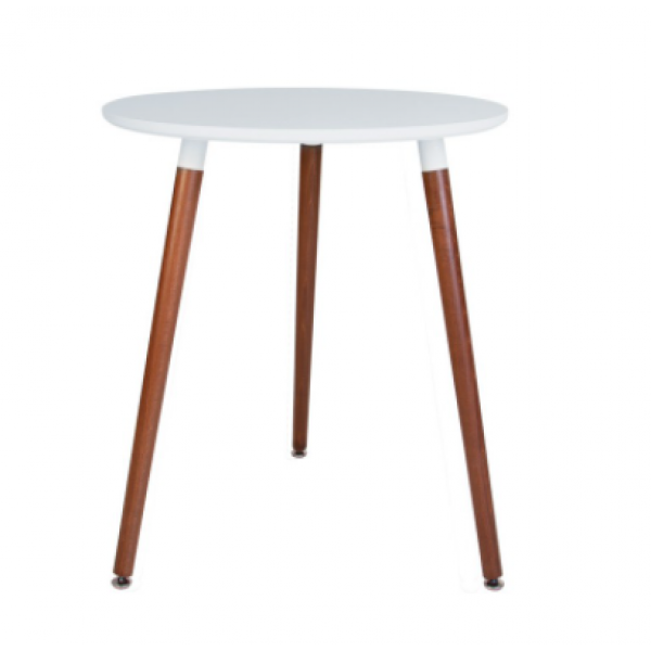 

Стол обеденный дерево/МДФ MODERN WOOD H19 D700 Новый стиль белый