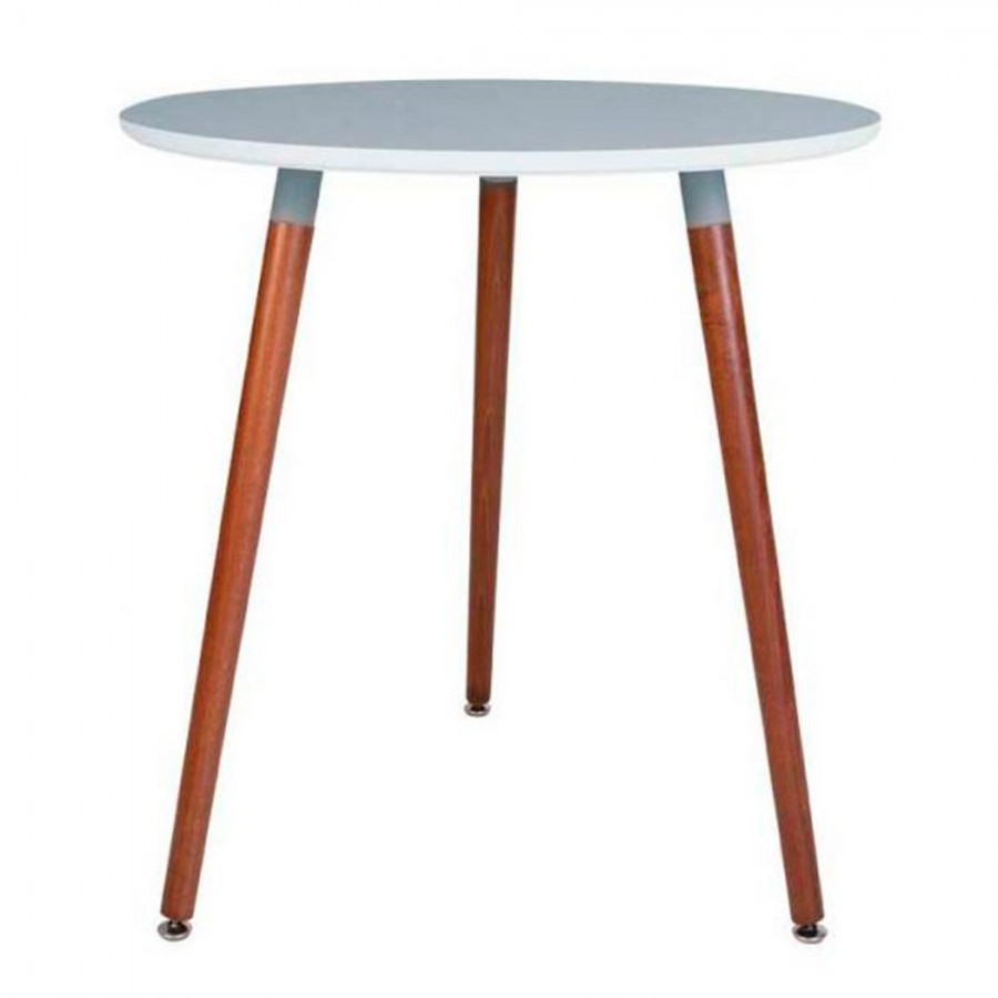 

Стол обеденный дерево/МДФ MODERN WOOD H19 D800 Новый стиль белый