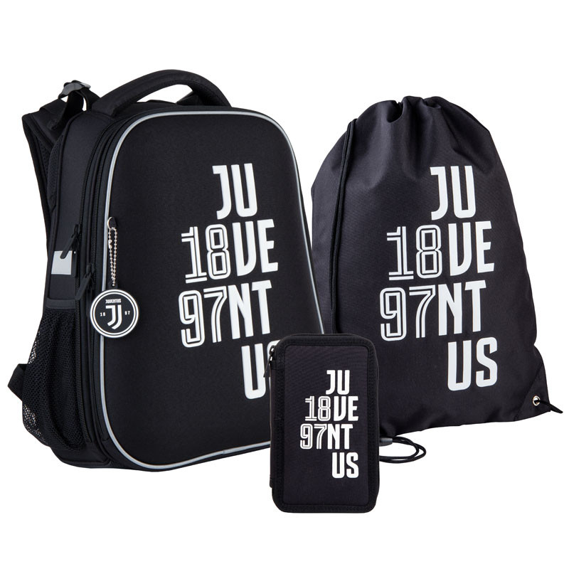 

Коллекция 2021! Набор школьный рюкзак + пенал + сумка для обуви Kite Education FC Juventus SET_JV21-531M