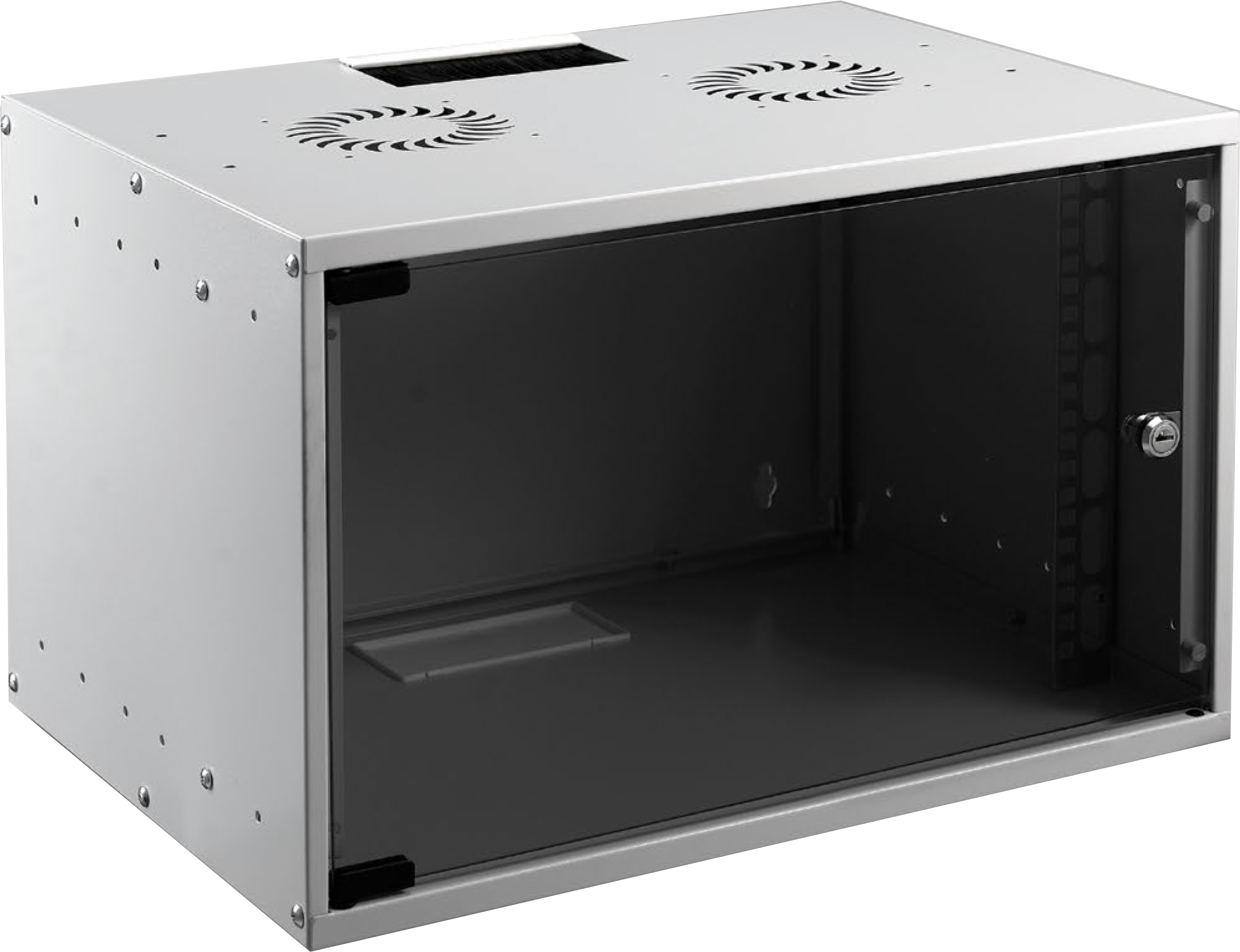 

Шафа настінна Mirsan SOHO 19" 9U 535х300, RAL 7035 Сіра (MR.SOH09U30DE.02)