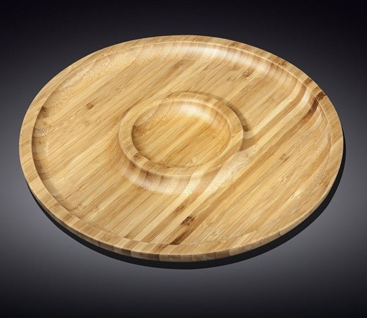 

Блюдо бамбуковое для подачи Wilmax Bamboo 30,5 см WL-771048