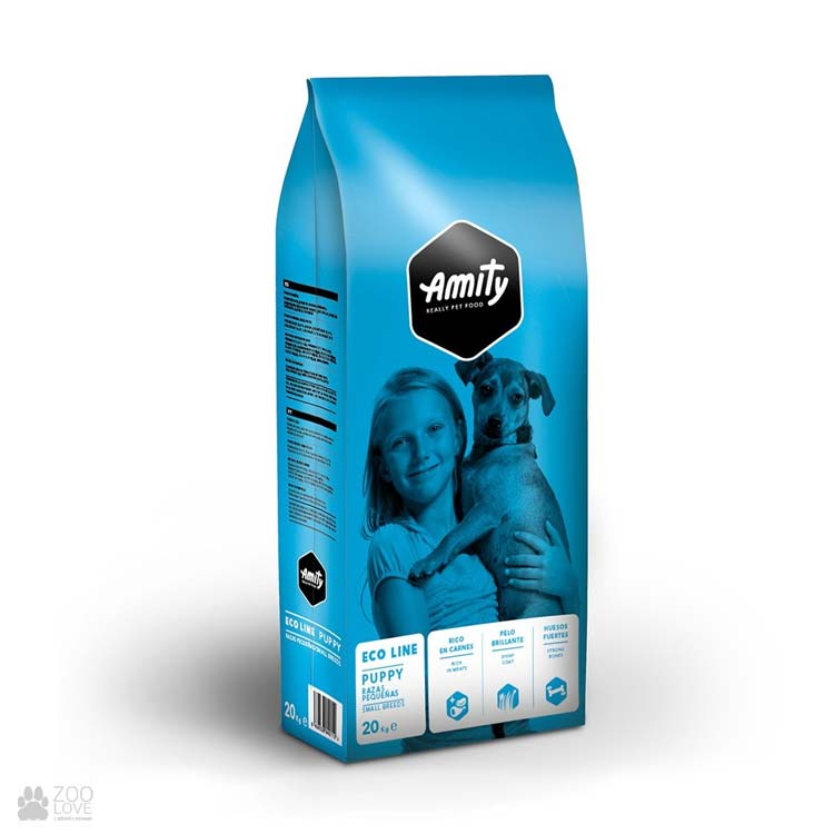 

Корм для собак AMITY ECO Puppy, для щенков всех пород (20 кг)