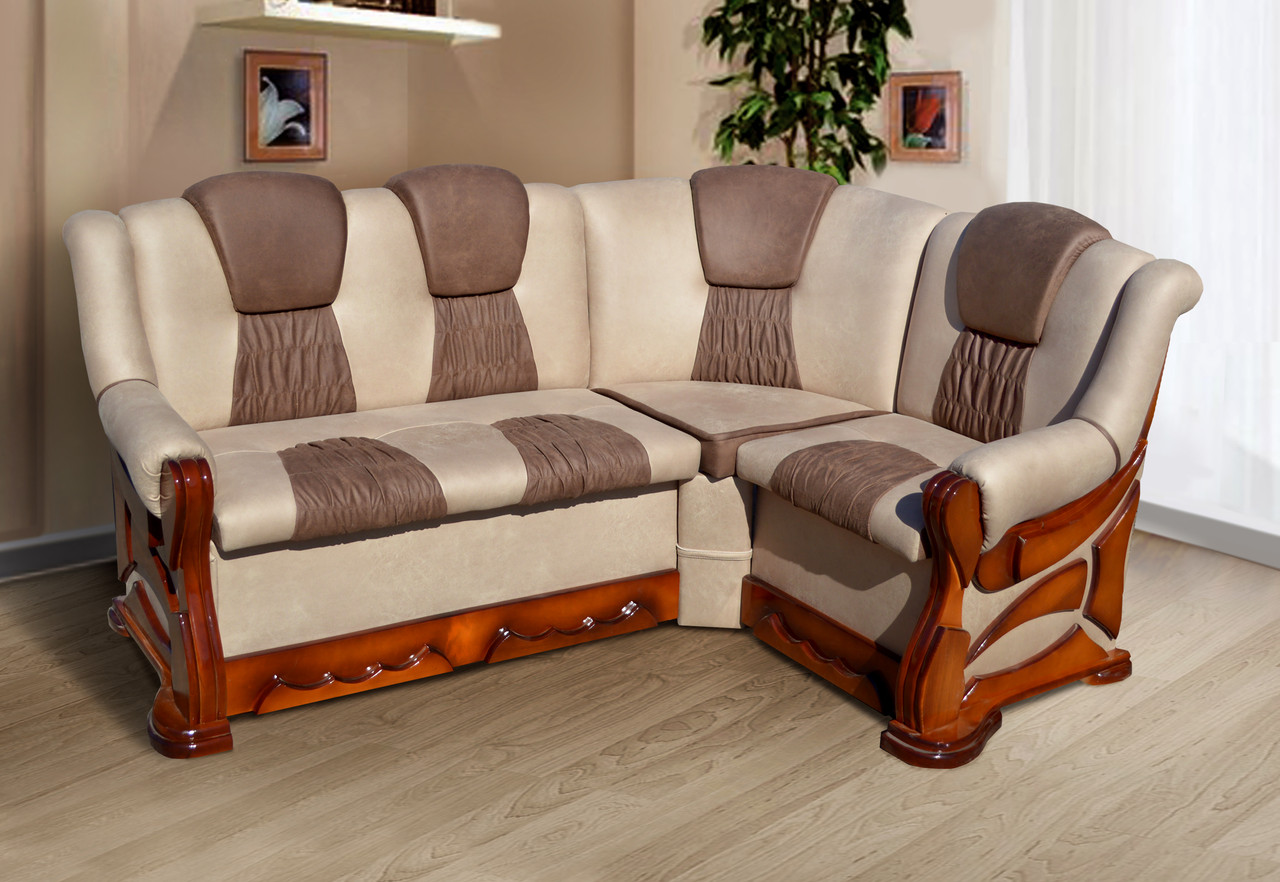 

Кухонний куточок Микс мебель Каприз (Beige + Brown) горіх