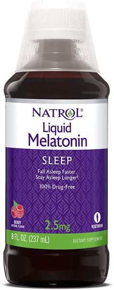 

Мелатонин Liquid Melatonin Natrol ягоды 2.5 мг 237 мл (NTRL096)