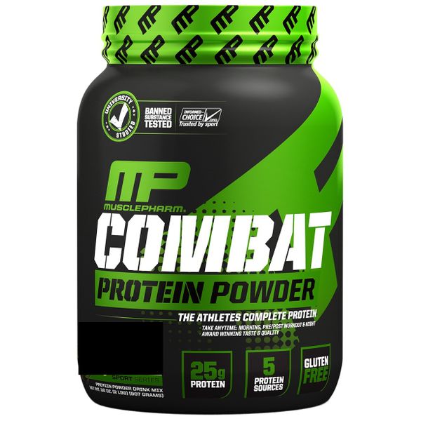 

Протеин Combat Protein Powder MusclePharm банан 907 г (MPH002)