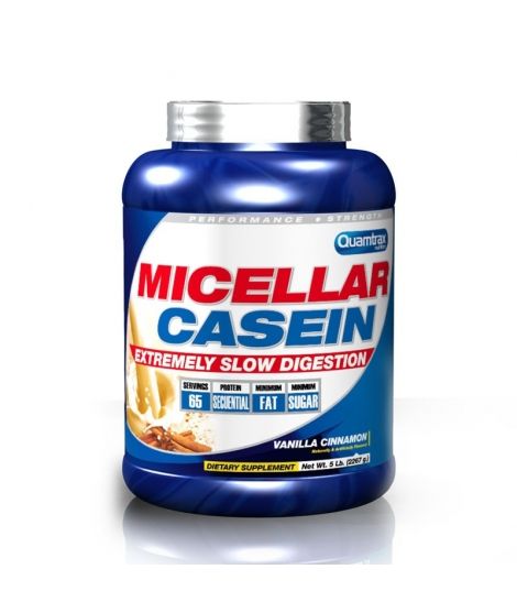 

Мицелярный казеин Micellar Casein Quamtrax ваниль корица 2.27 кг (QMT055)
