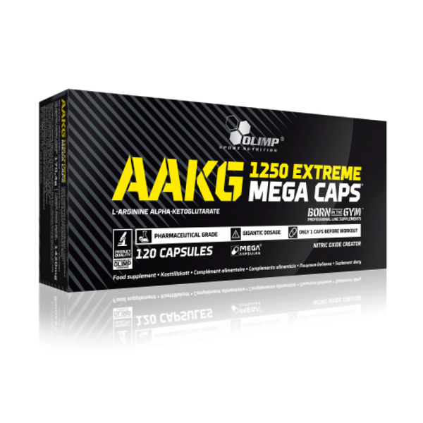

Аргинин AAKG 1250 Extreme Mega Caps Olimp Nutrition 120 капсул (OLN068)