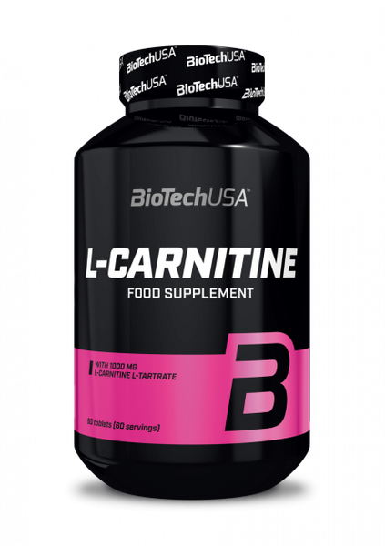 

L-карнитин L-Carnitine BioTech USA 1000 мг 60 таблеток (BTU065)