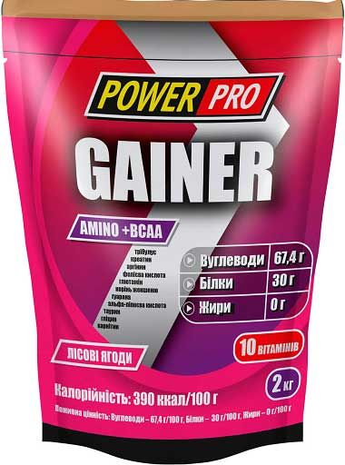 

Гейнер Gainer PowerPro лесные ягоды 2.0 кг (PWP017)