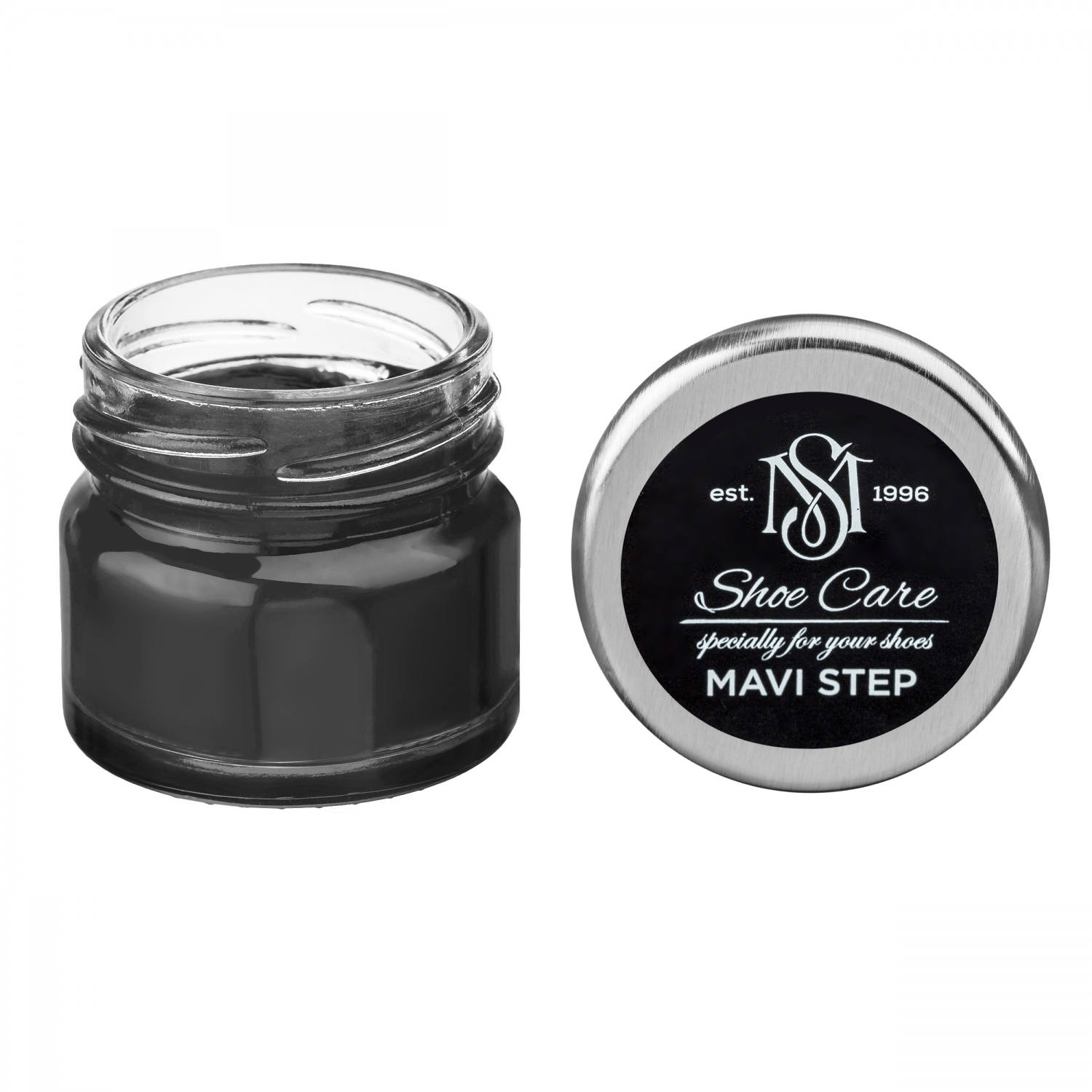

Крем для обуви серый 114 Mavi Step Creme de Beaute, 25 мл