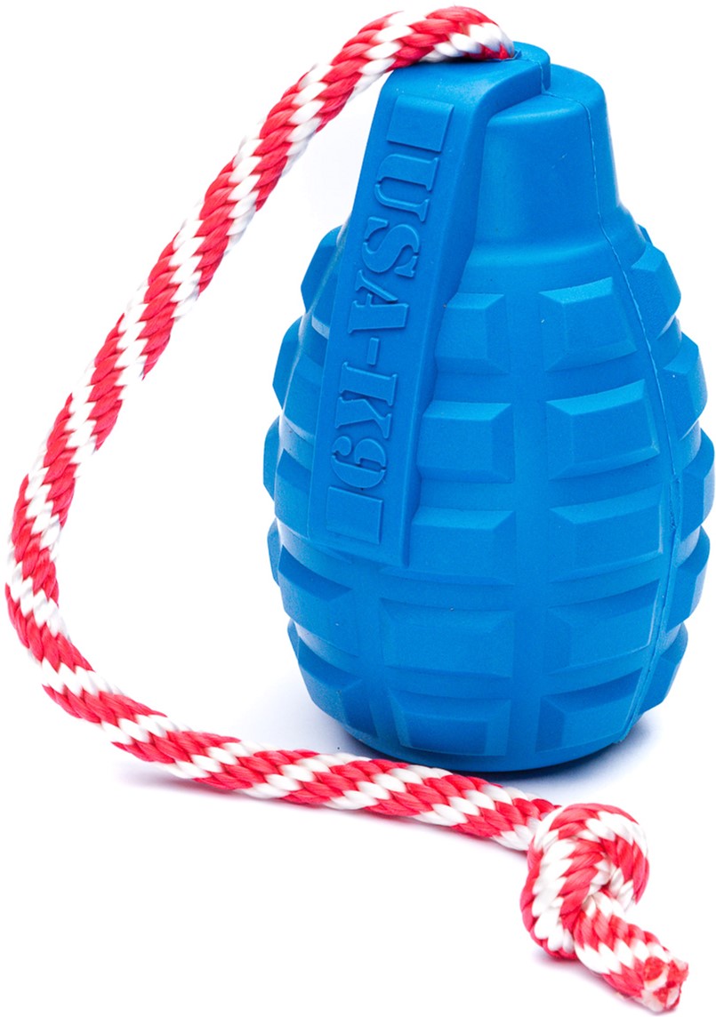 

Игрушка для собак SodaPup Grenade Reward Toy - Large - Blue
