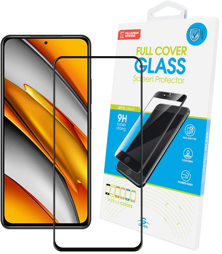 

Защитное стекло Global Full Glue для Xiaomi Poco F3 Black
